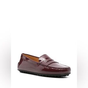 Tod's Penny slot patent leather loafers • Sz 10.5/ 40.5